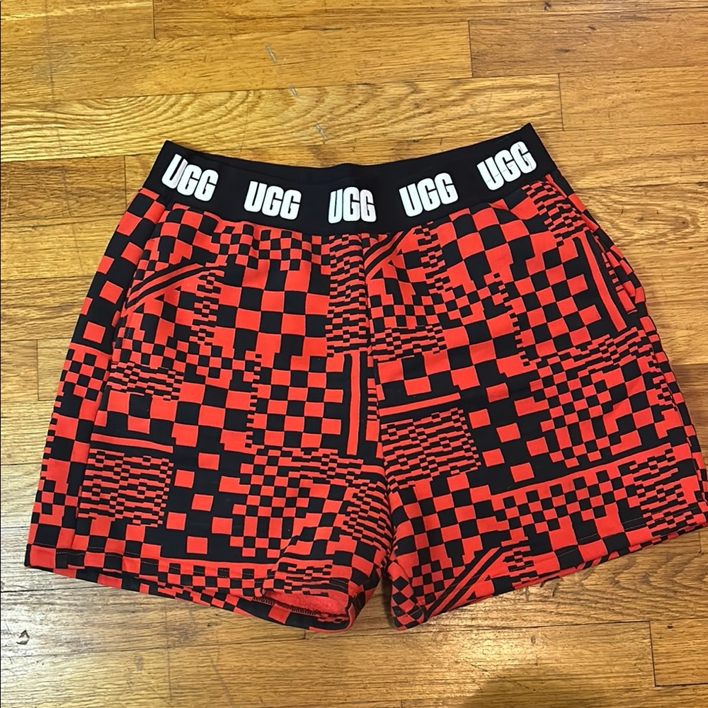 UGG Men's Red Checkered Shorts